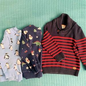 H&M Boys Sweaters 3pcs